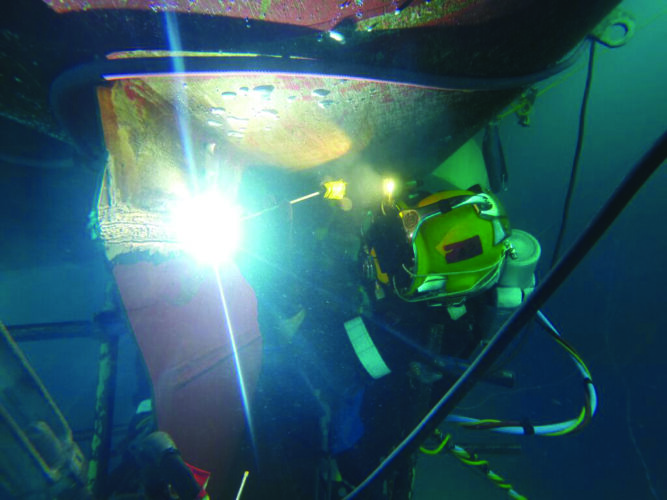 Staying the Course during Underwater Repairs - FABTECH U.S.A.